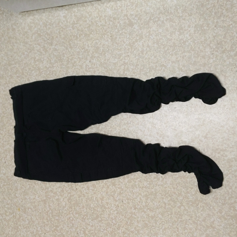 Black American stitch joggers